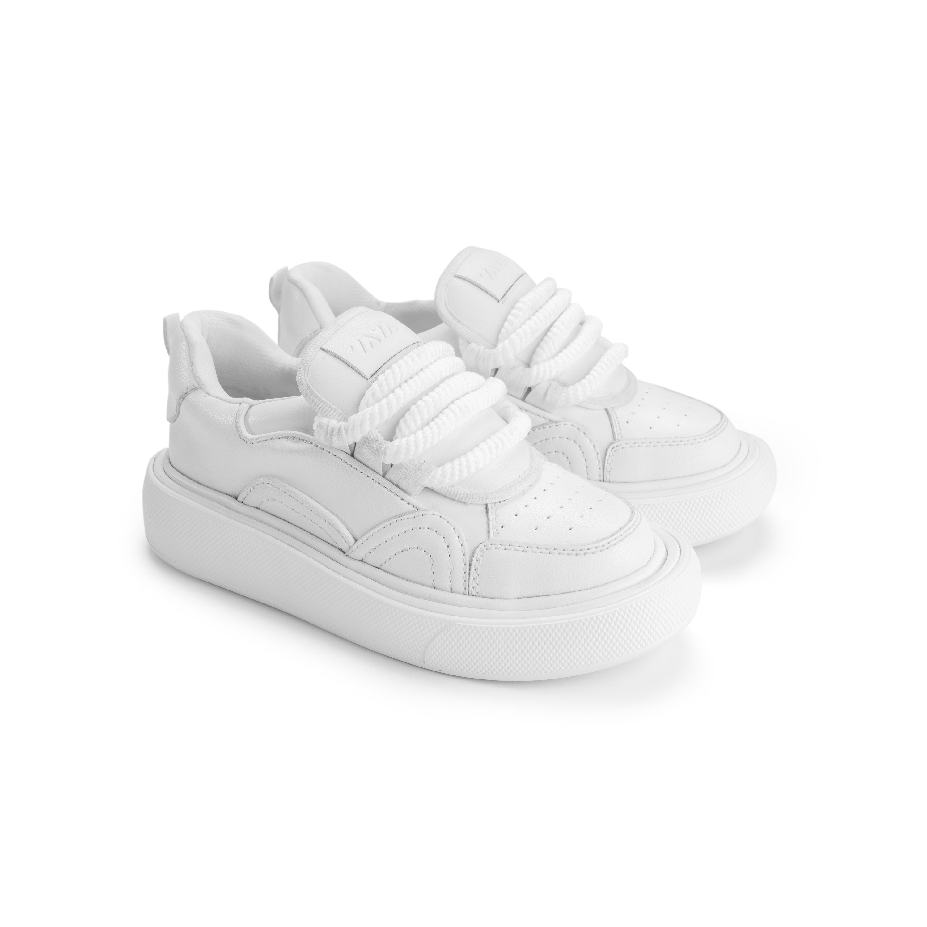 Super Laces Slip On Sneakers - Offwhite Elegance