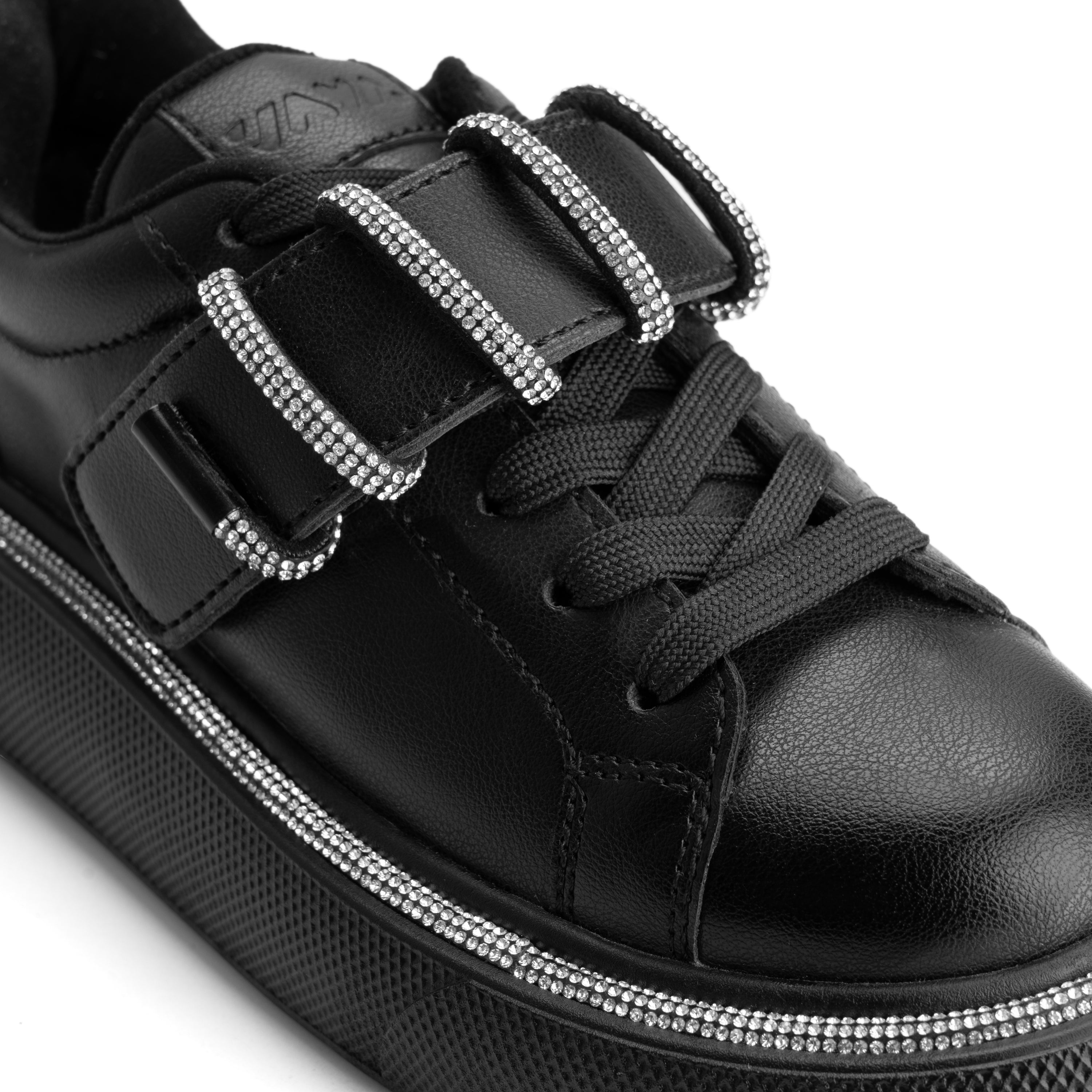 Glowy Strap Night Sneakers - Classic Black