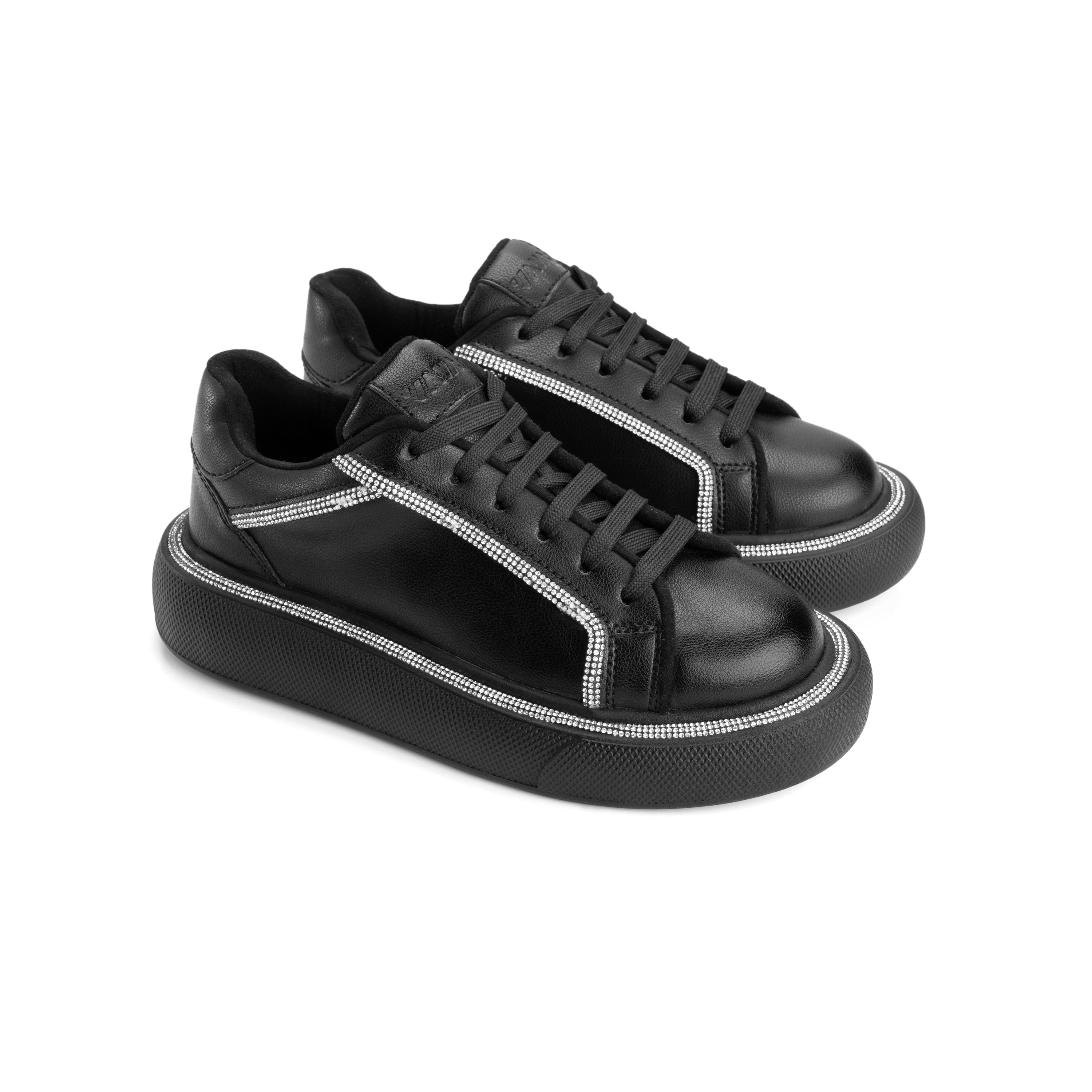 Glow Frame Night Sneakers - Classic Black