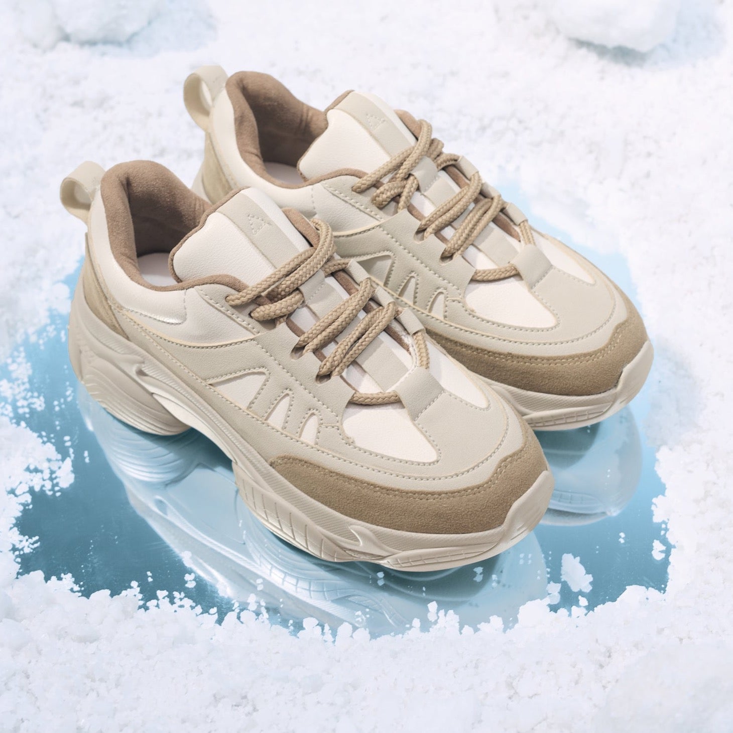 Malla Chunky Sneakers - Sandy Beige