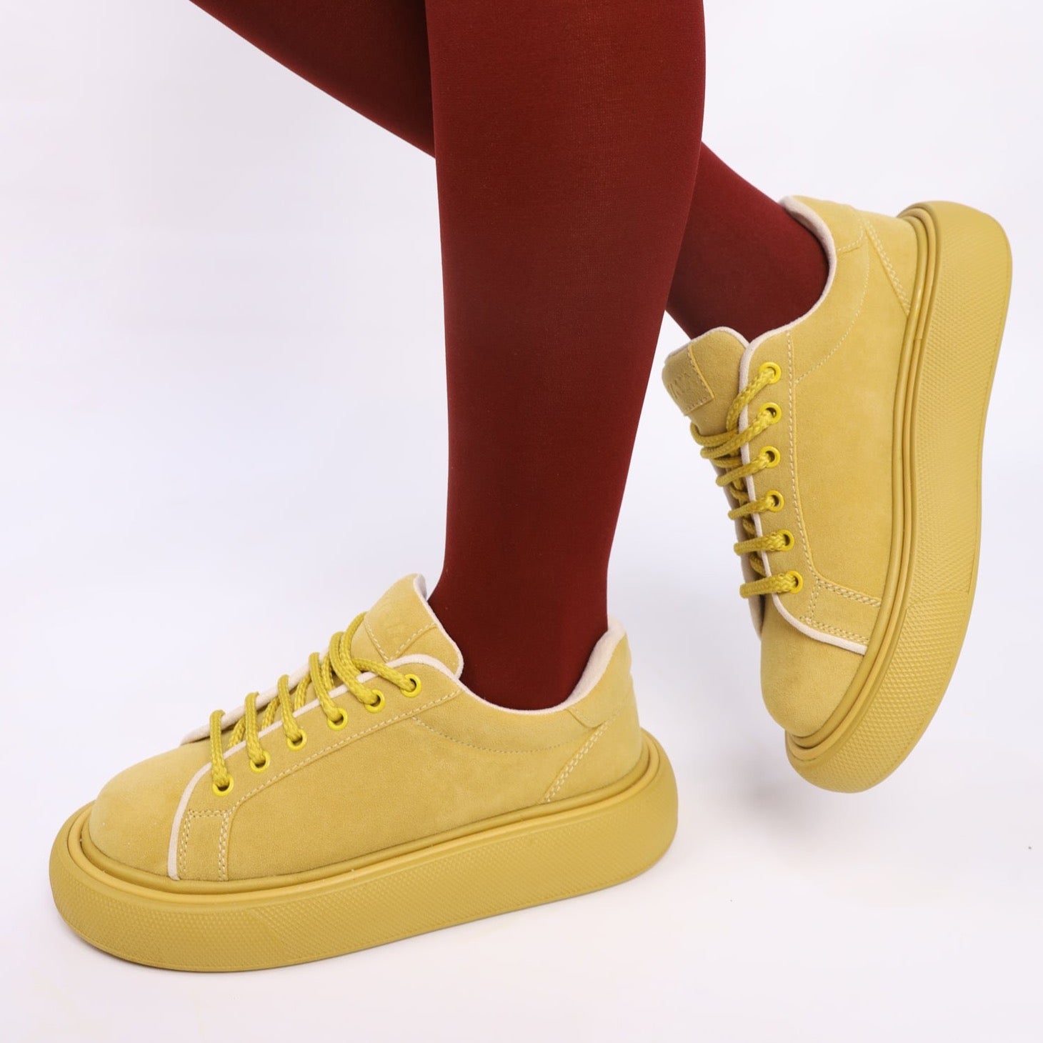 Eclipse Bold Sneaker - Sunshine Yellow