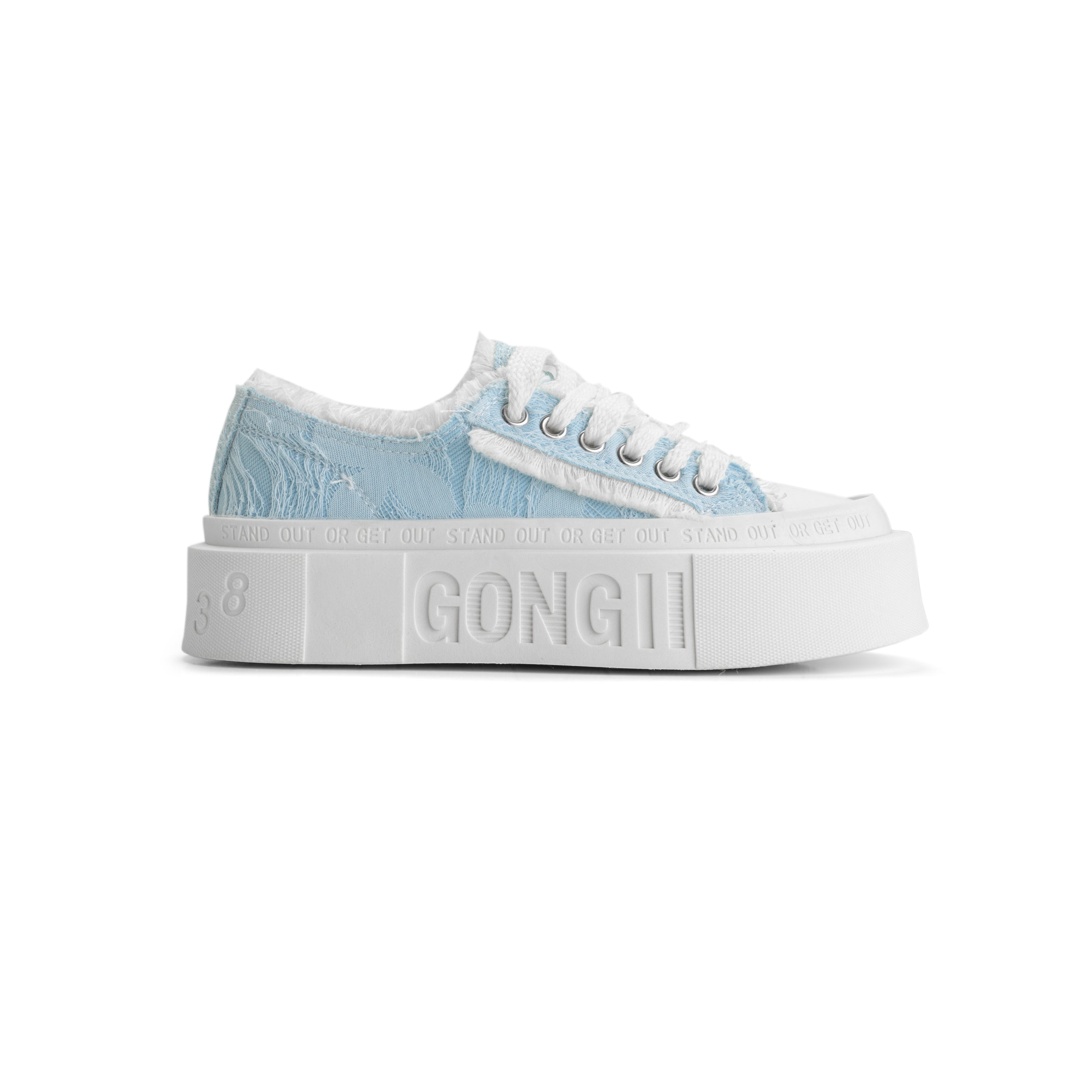 Clickluck High Sole Sneakers - Blue