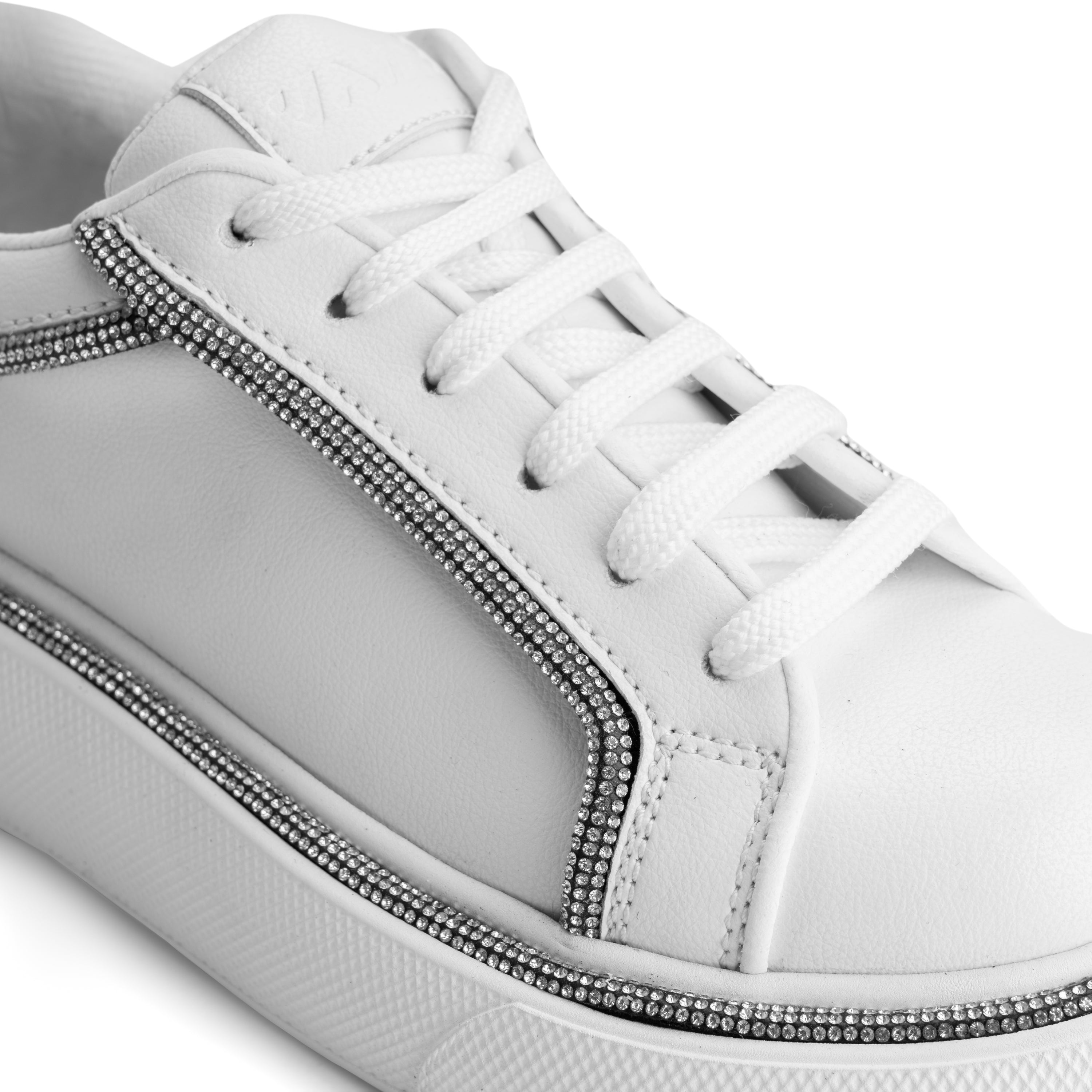 Glow Frame Night Sneakers - Crisp White