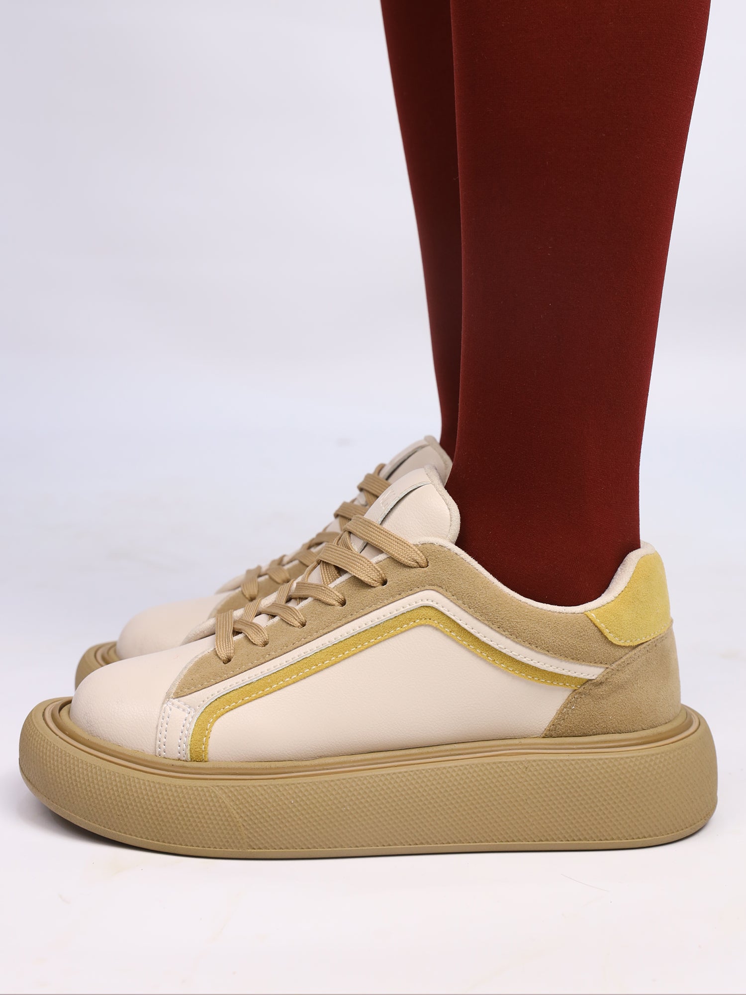 Cosmopolitan Chic Sneaker - Neutral Beige