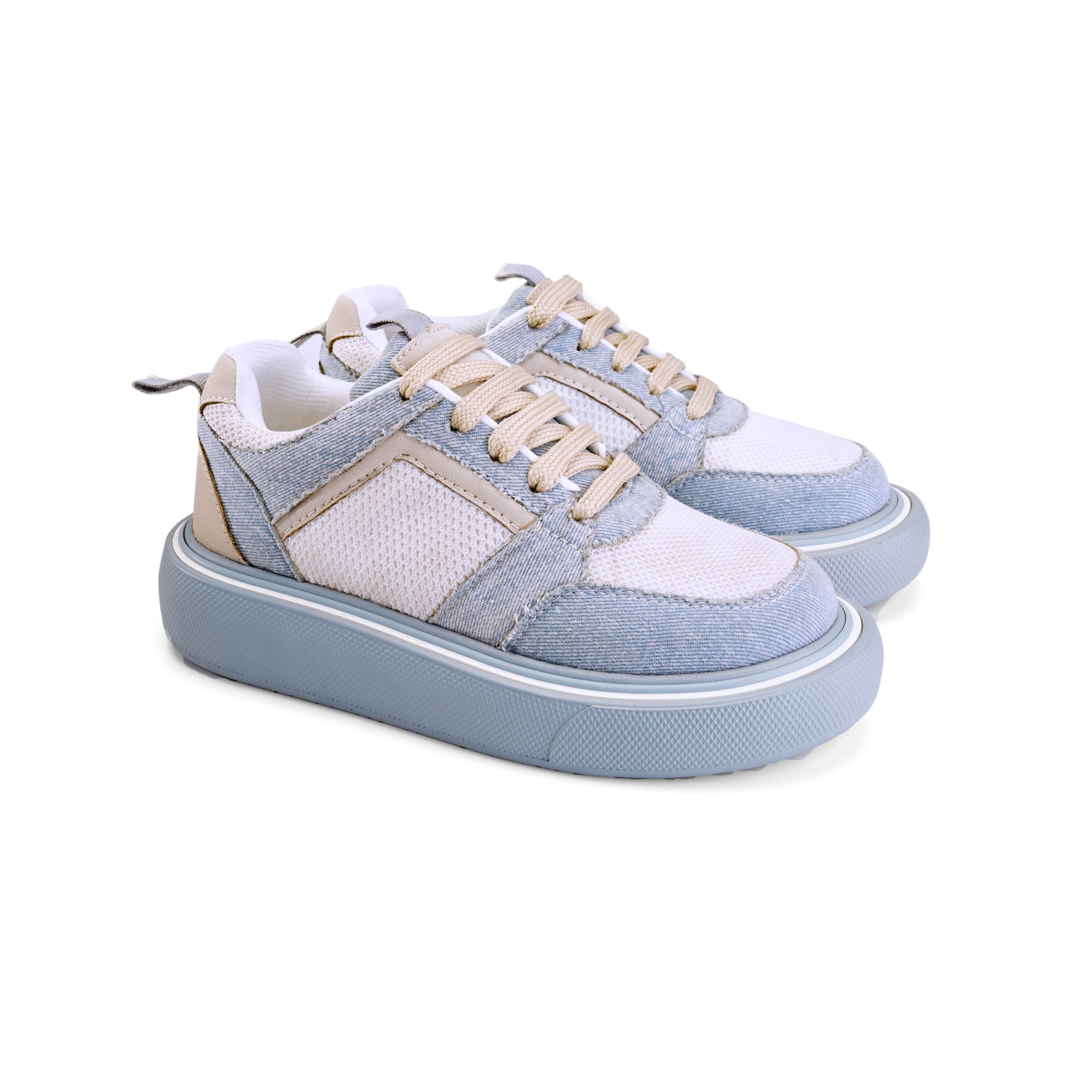 Crick Flat Comfy Sneakers - Serene Blue