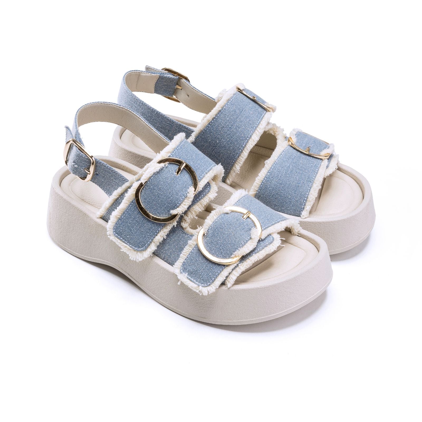 DenimChic Platforms - Baby Blue