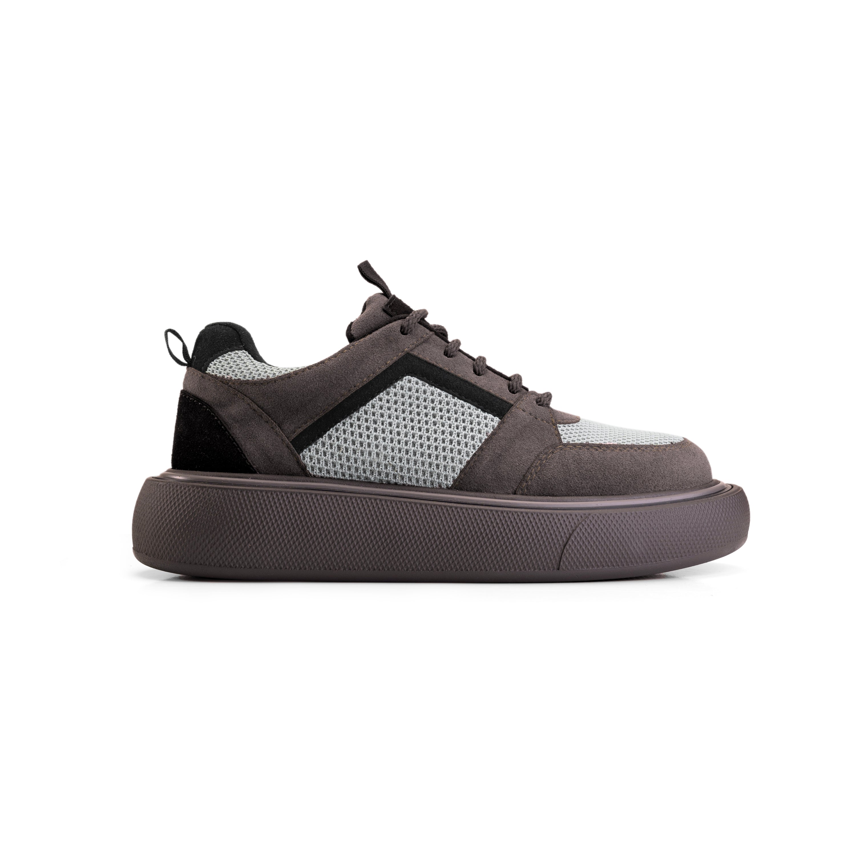 Crick Flat Comfy Sneakers - Earthy Brown