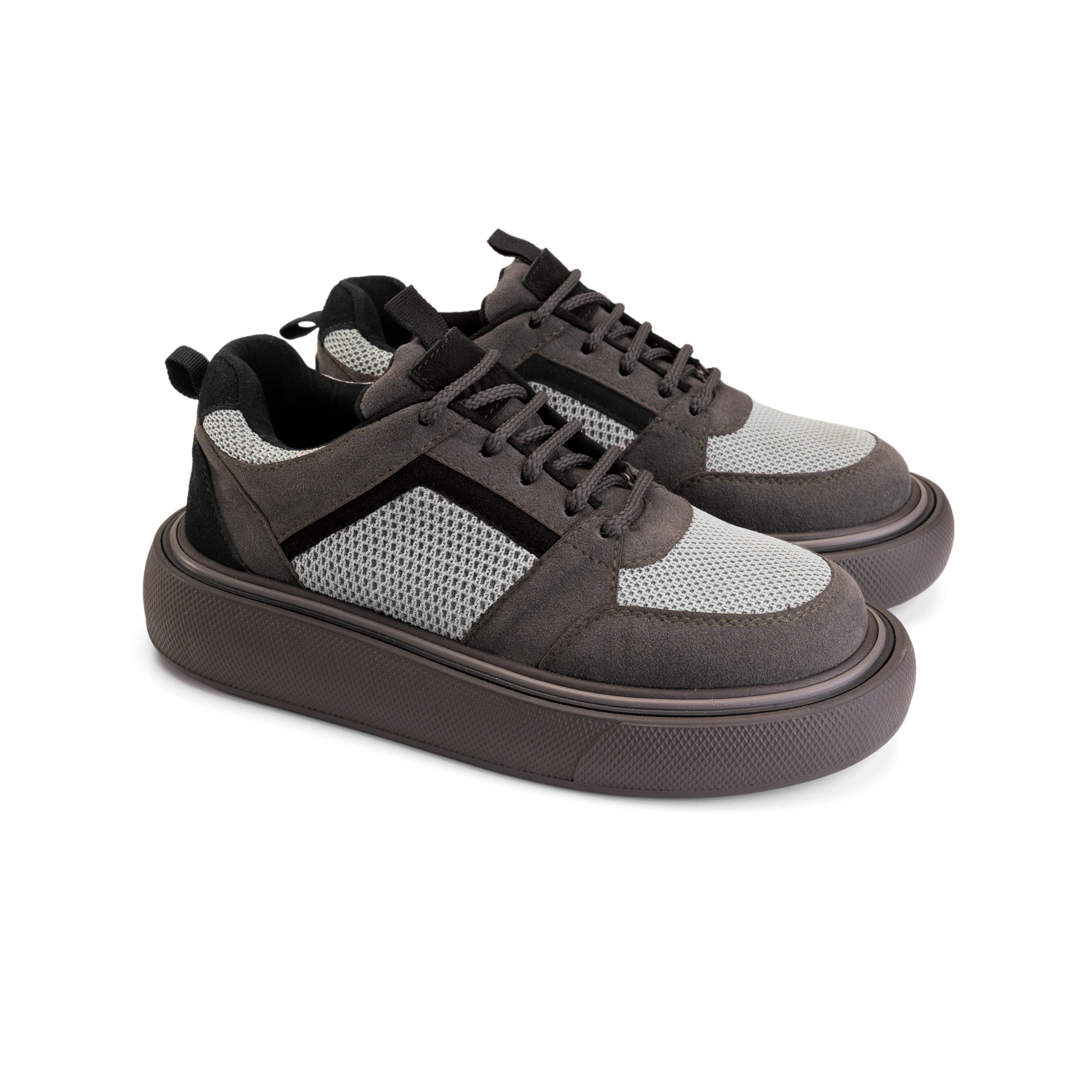 Crick Flat Comfy Sneakers - Earthy Brown