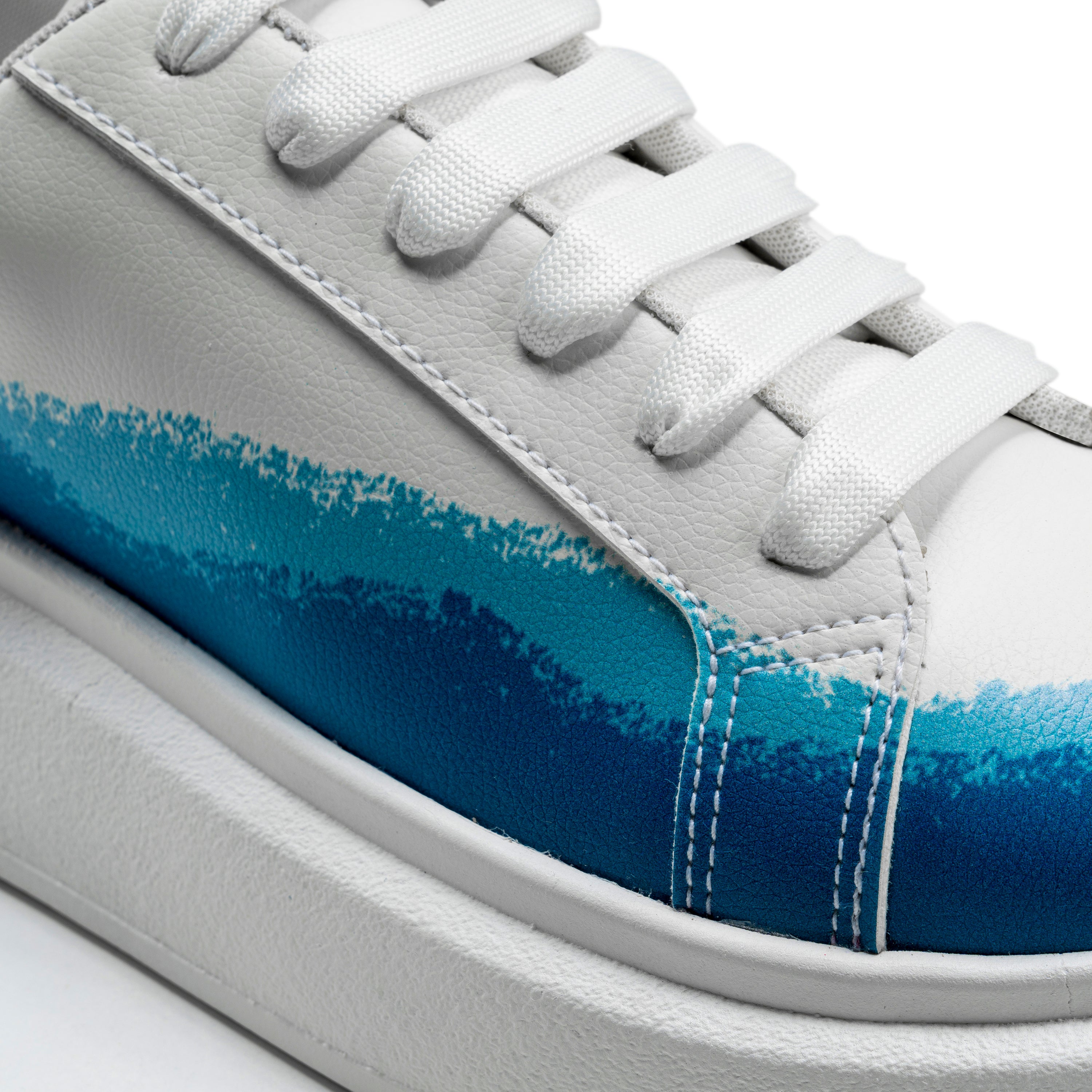 Ocean Wave Sneakers for a Cool, Refreshing Style - White