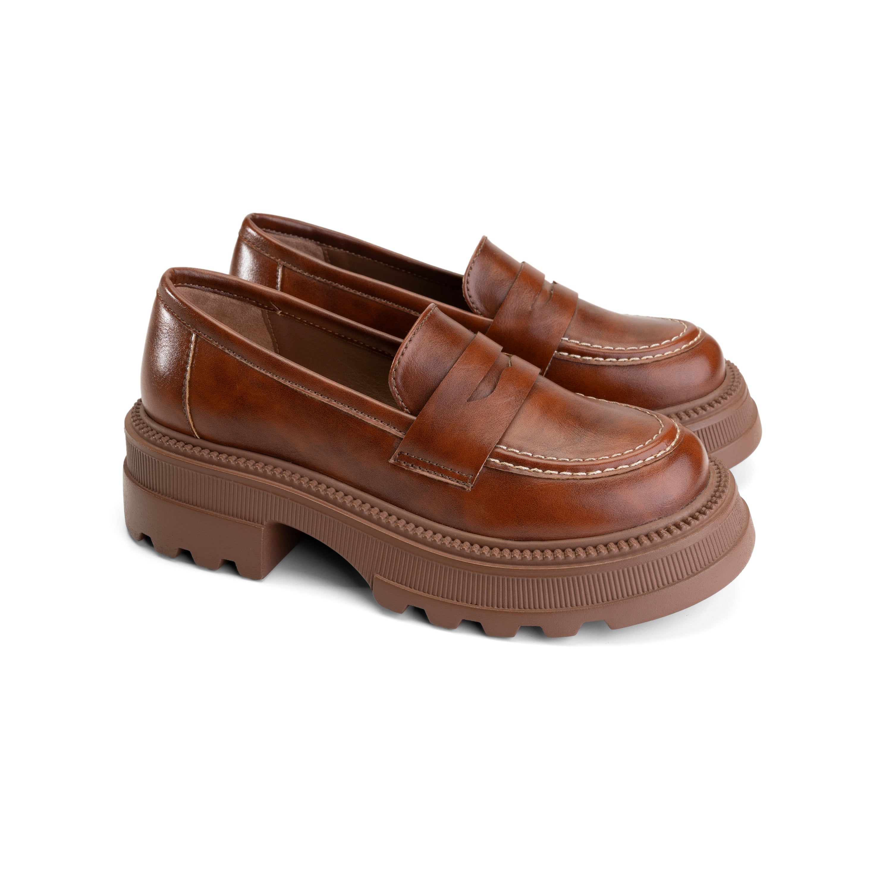 Trailblazer Chunky Loafers - Desert Camel