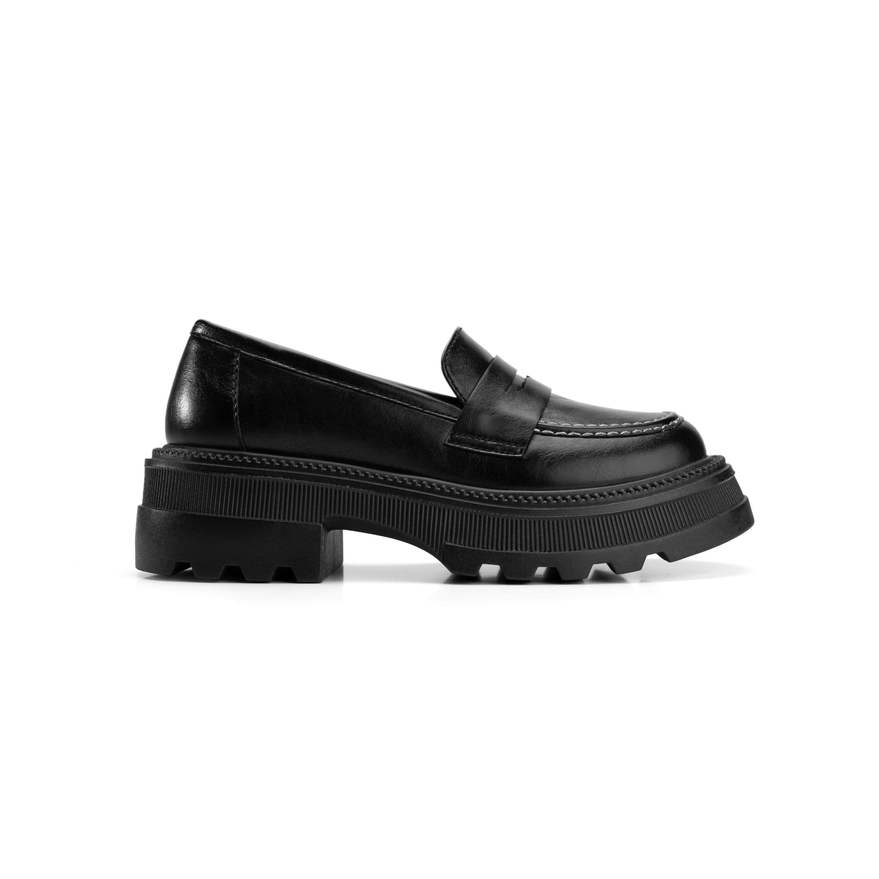 Trailblazer Chunky Loafers - Midnight Black