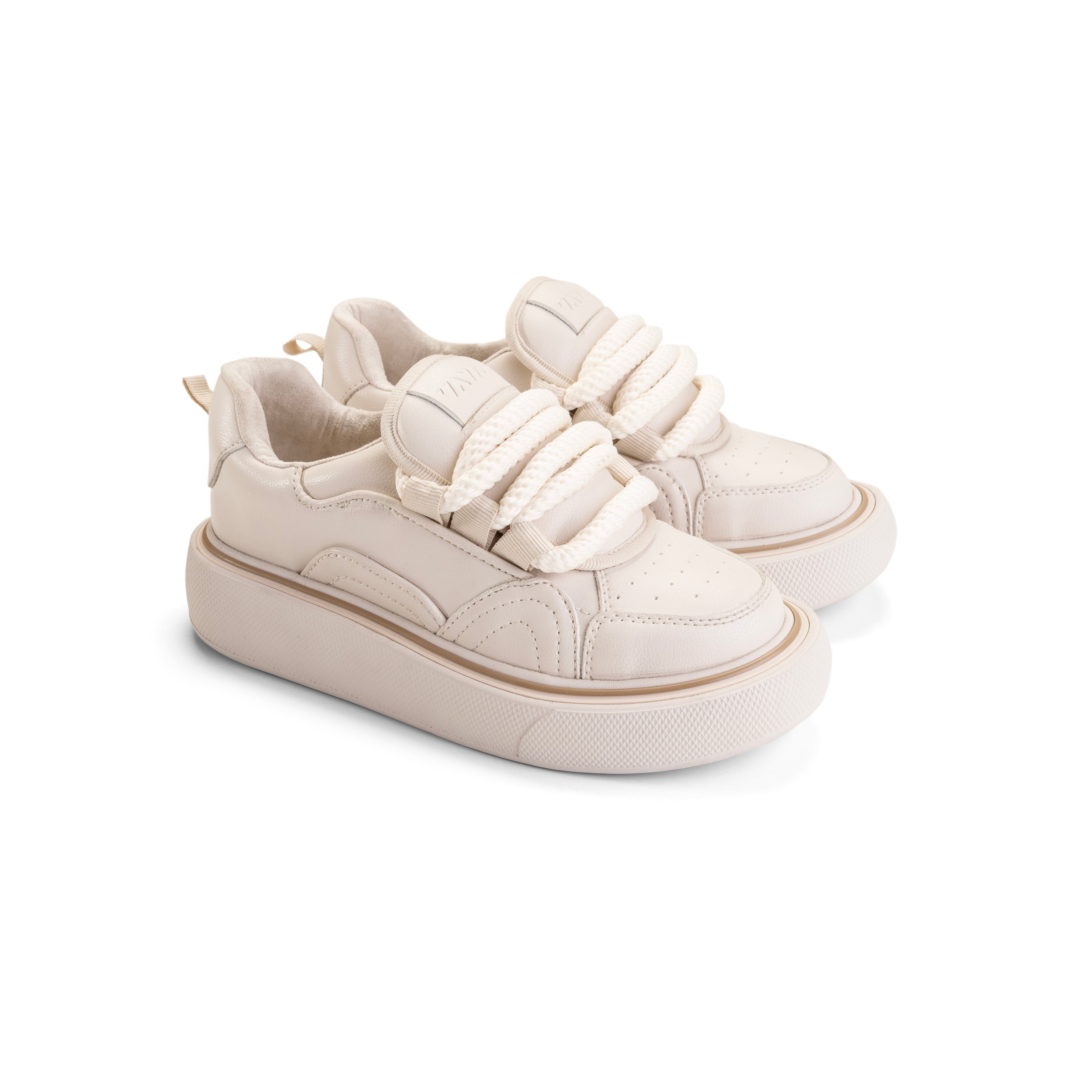 Super Laces Slip On Sneakers - Sandy Beige