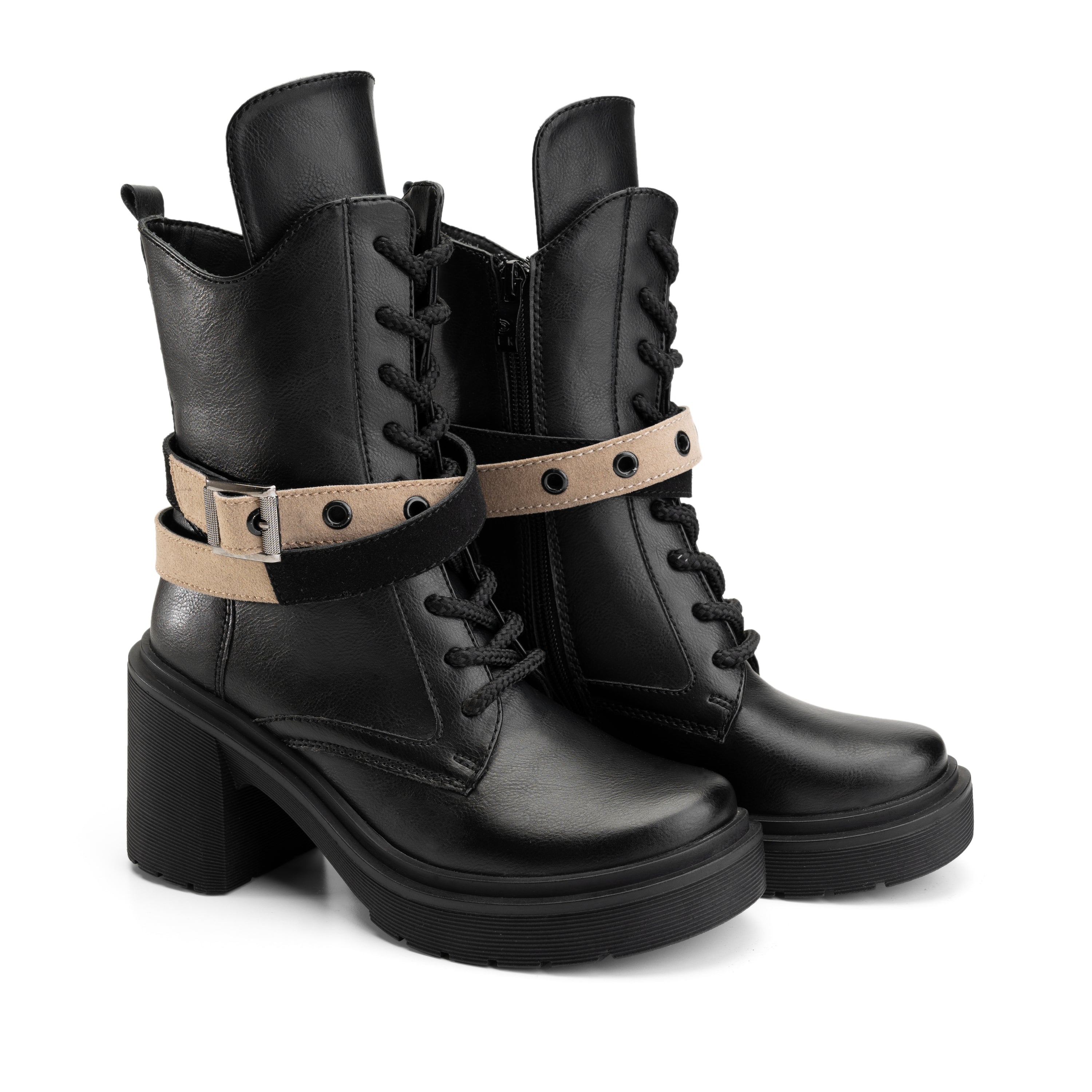 Adjustable Strap ( 3 Portable Straps ) Heels Boots