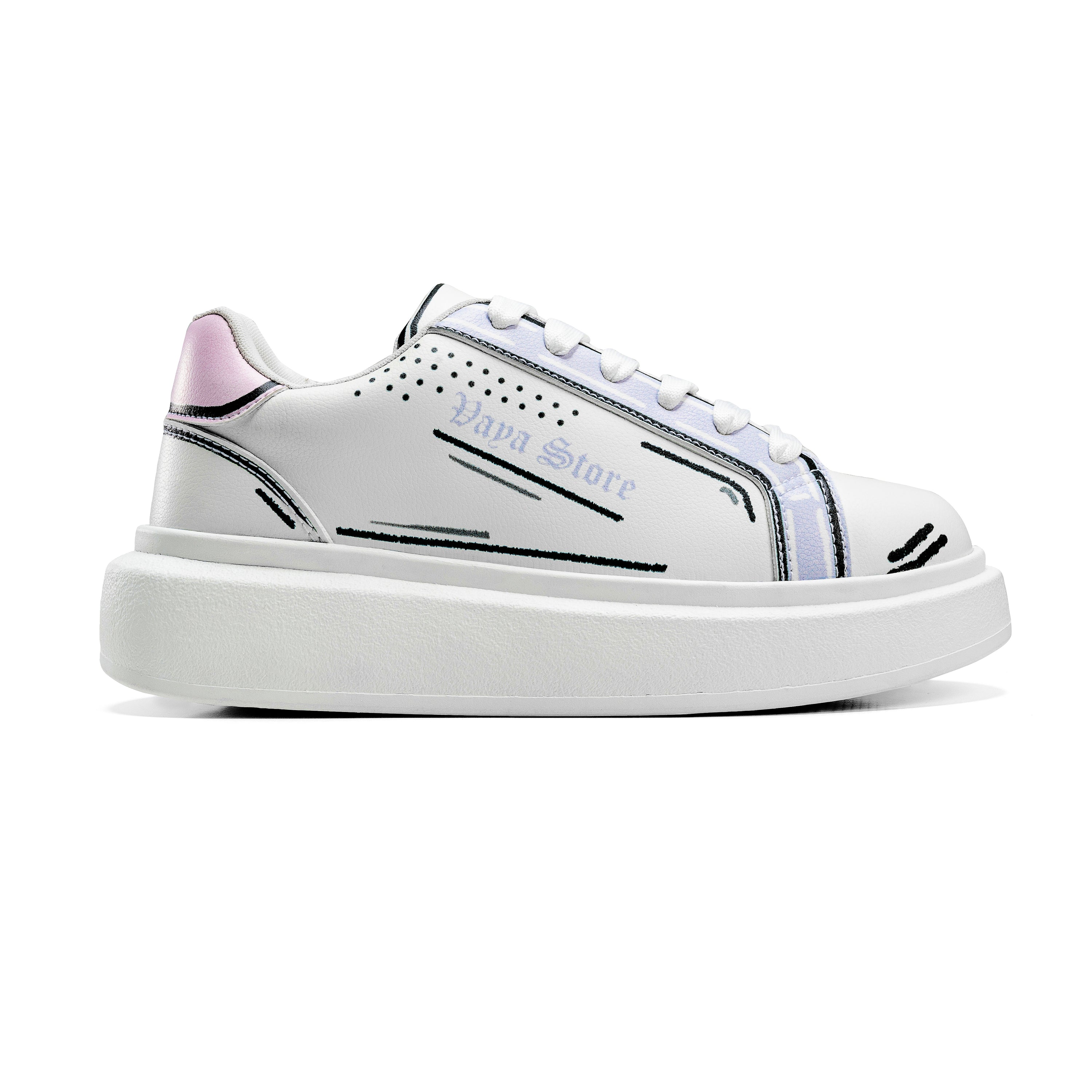 Bold & Stylish Sneakers for a Modern Look - White