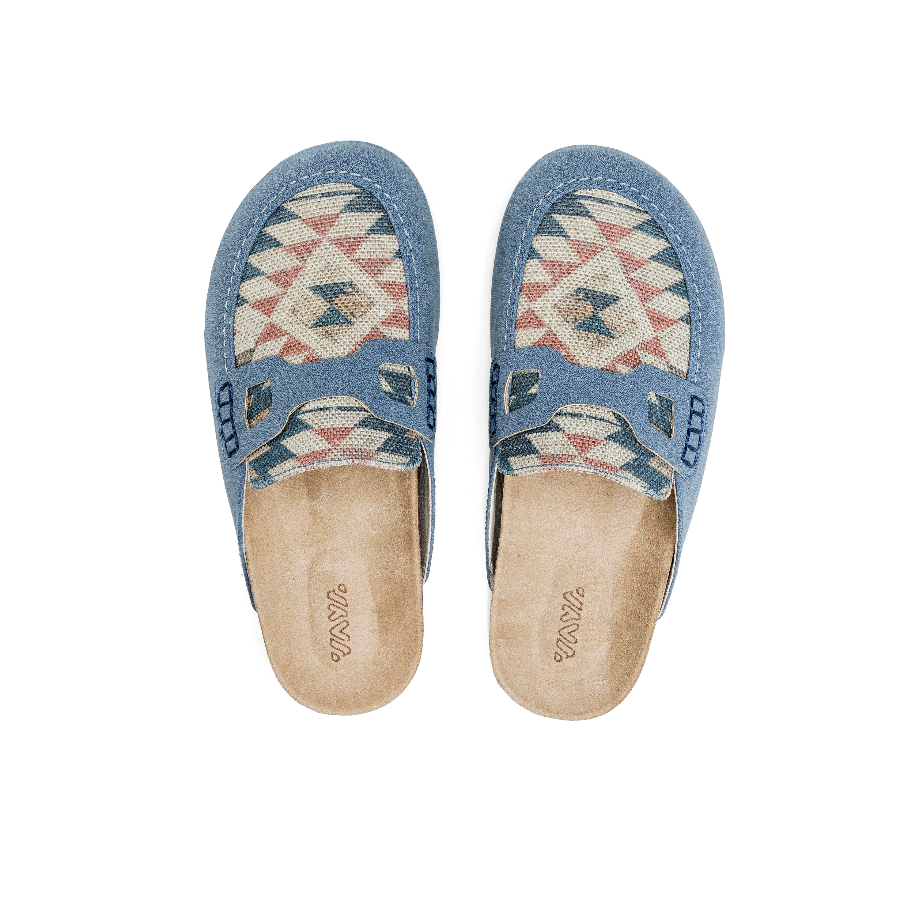 Aztec Comfort Clogs – Cozy Boho Style