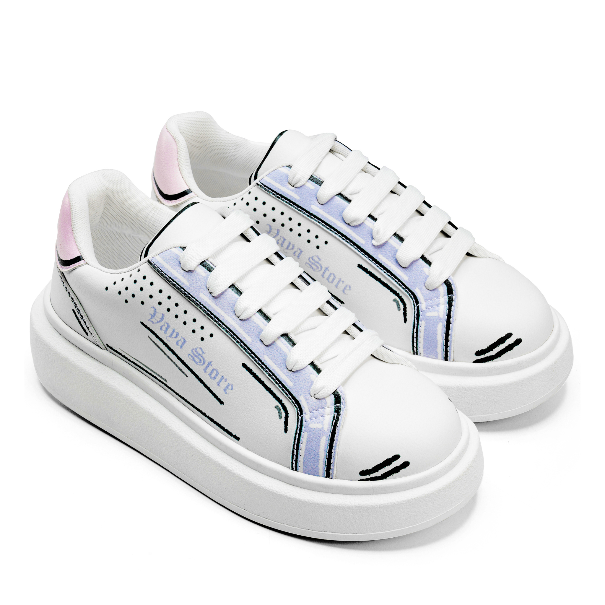 Bold & Stylish Sneakers for a Modern Look - White