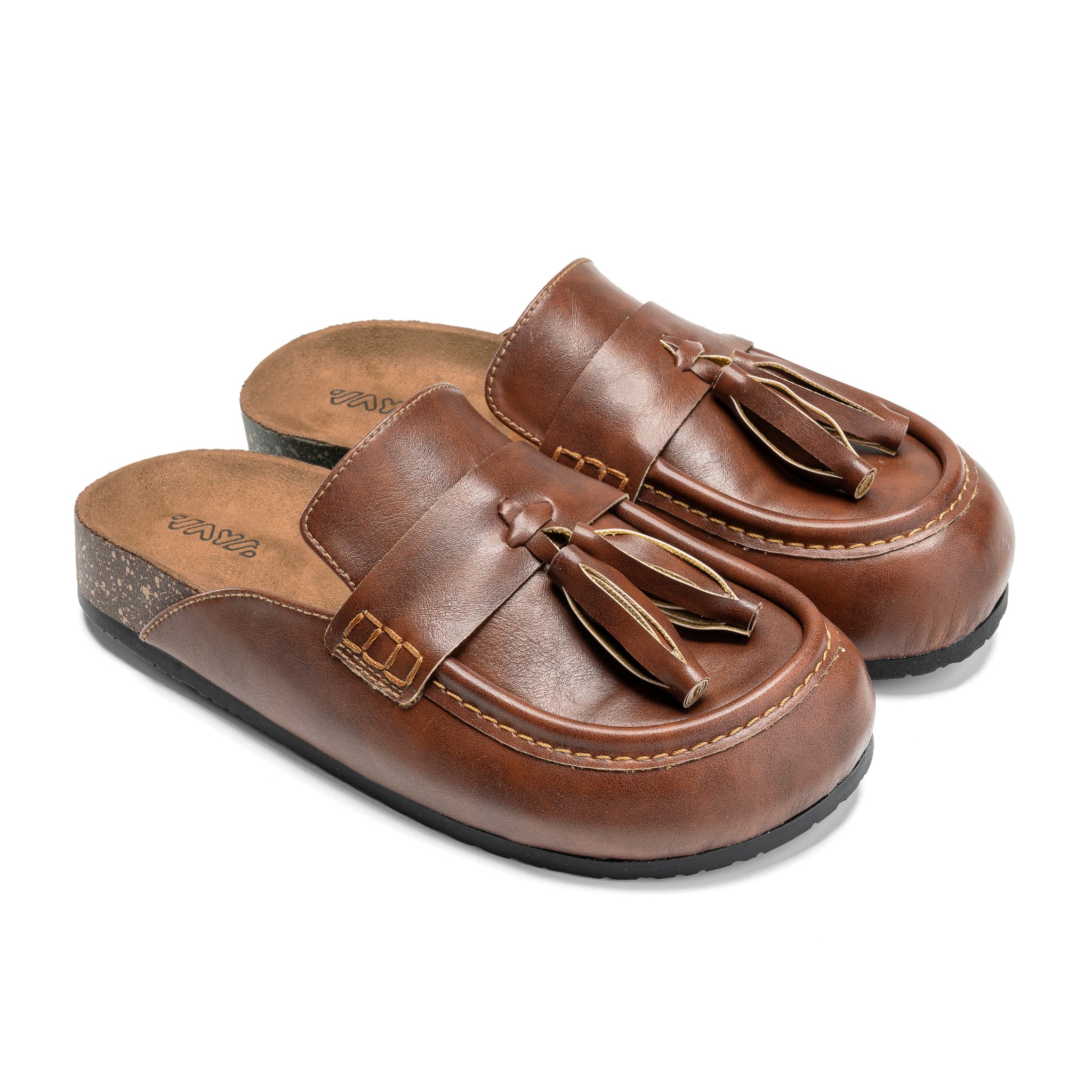 Stunning Clogs - Classic Leather Camel