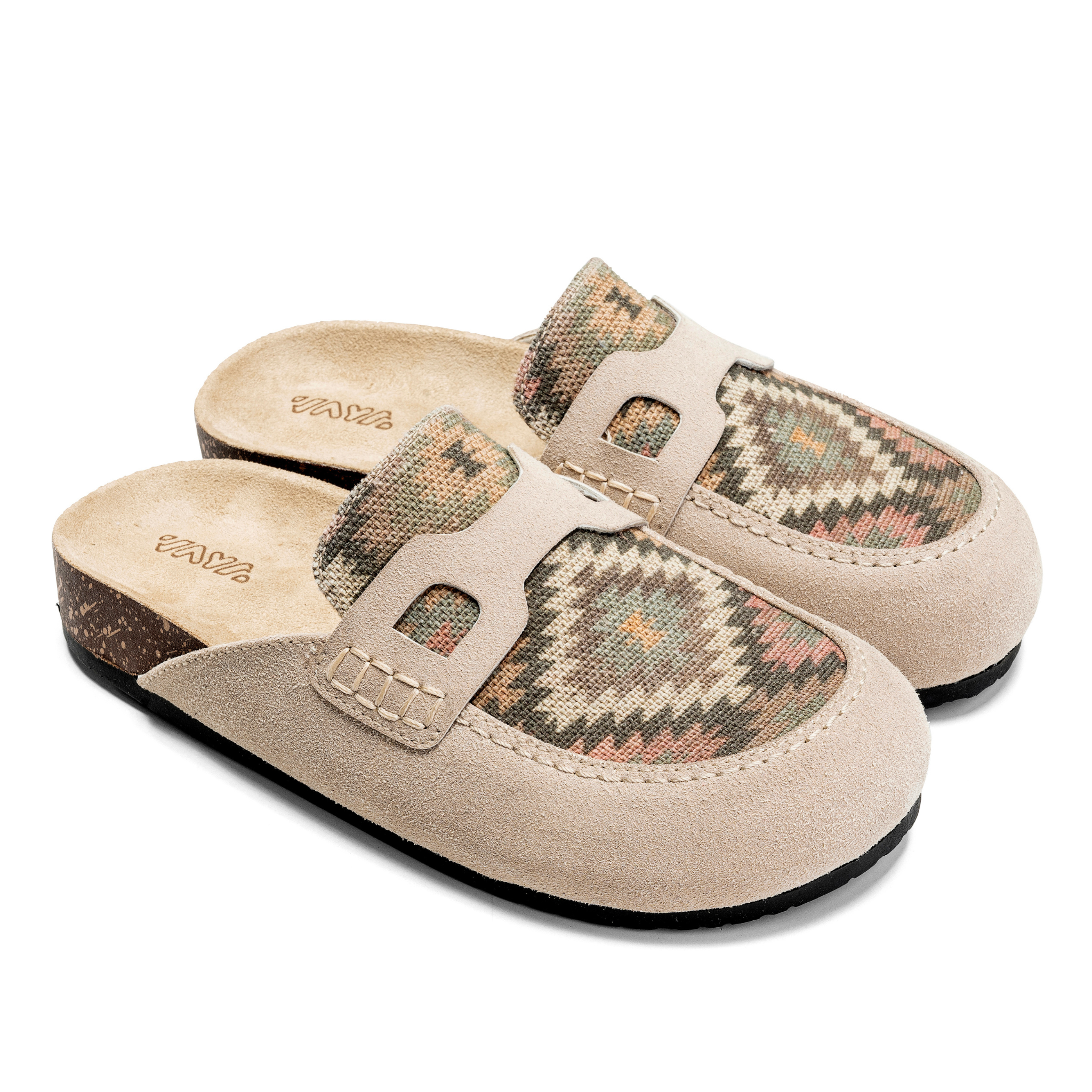 Boho Chic Clogs – Rustic Comfort with Tribal Charm