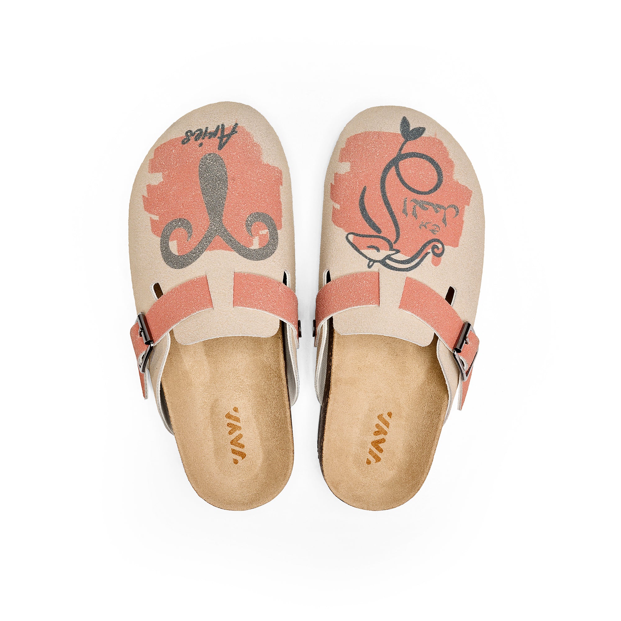 Aries Zodiac Clog Sandals – Personalized Comfort with a Celestial Touch