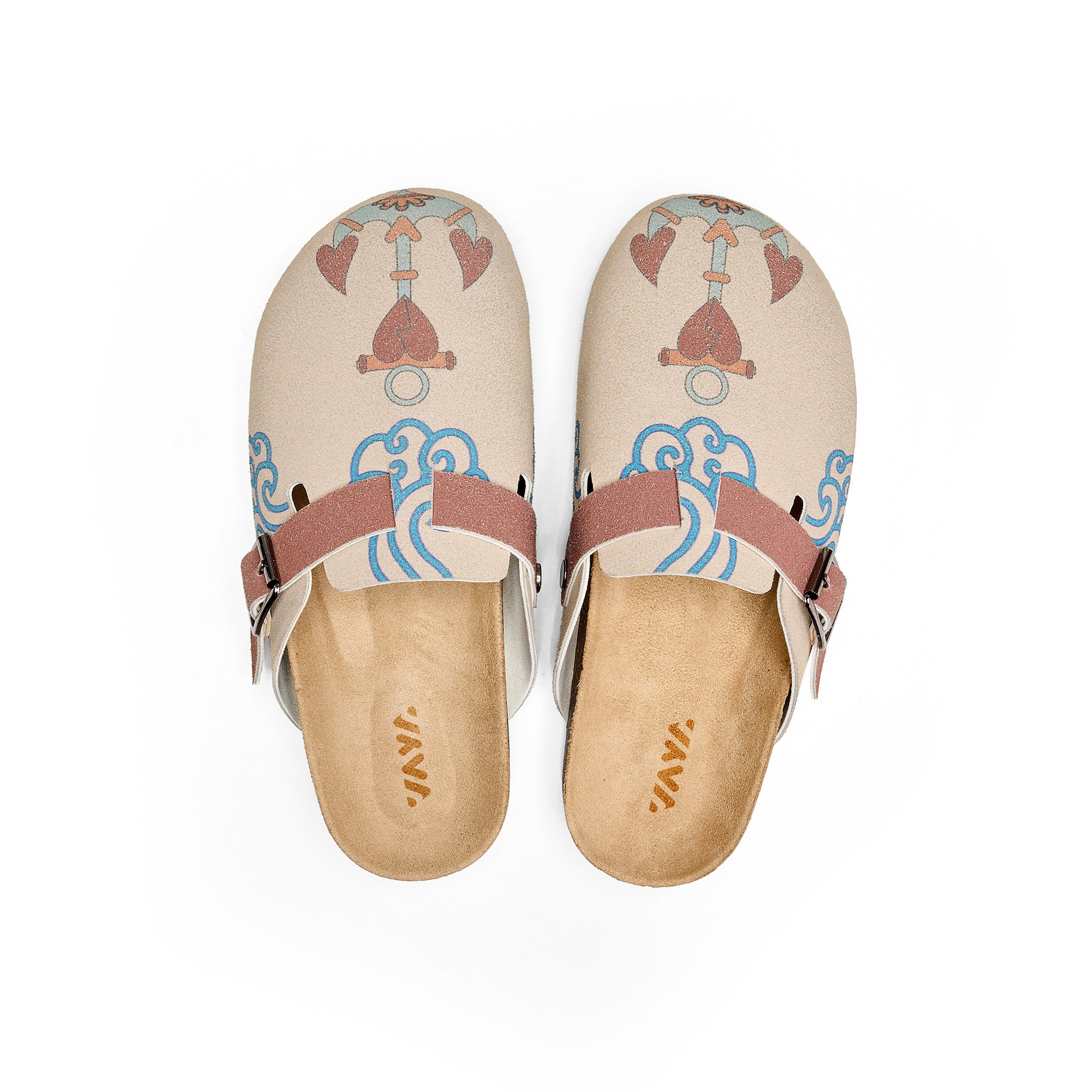 Vintage-Inspired Clog Sandals – Artistic Comfort for Everyday Wear