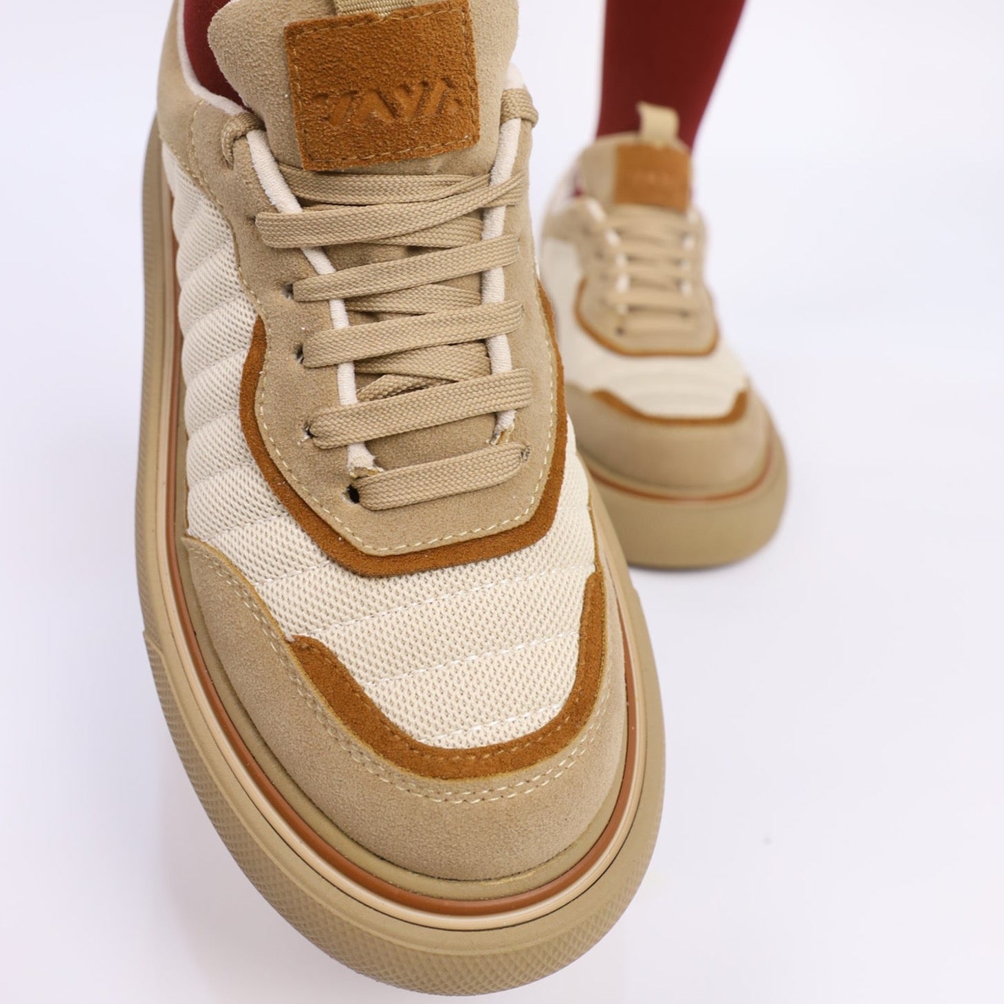 Aseada Walk Flat Sneaker - Sandy Beige