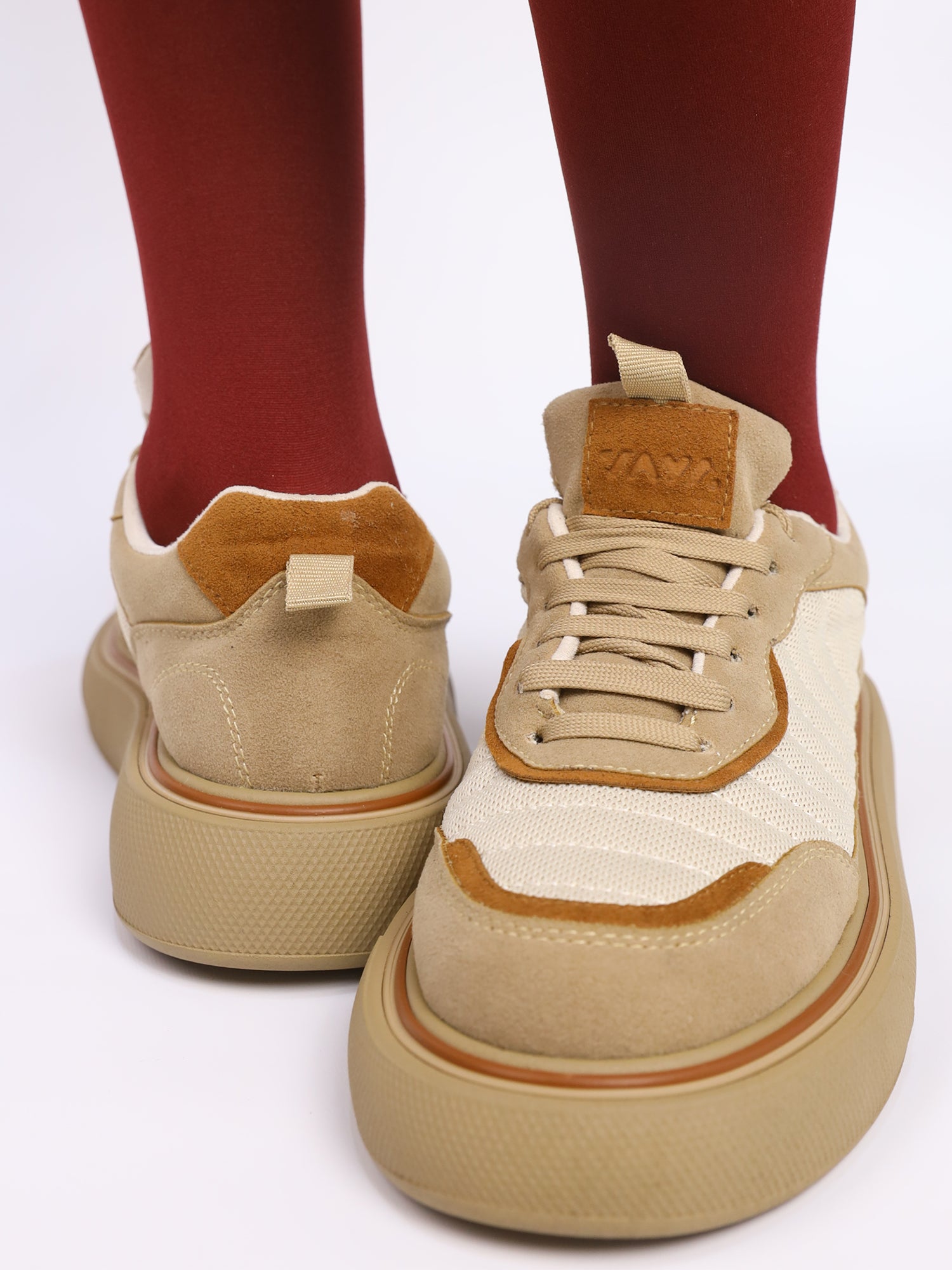 Aseada Walk Flat Sneaker - Sandy Beige